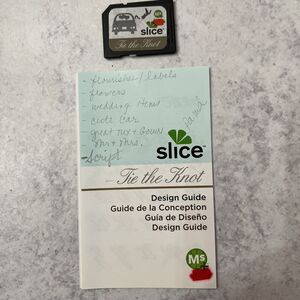 Slice Cordless Digital Design Cutter Tie The Knot Wedding Design SD Card